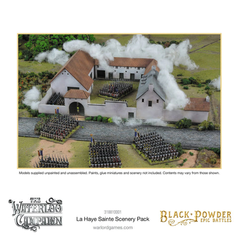 Waterloo - La Haye Sainte Scenery Pack - Black Powder Epic Battles - 318810001