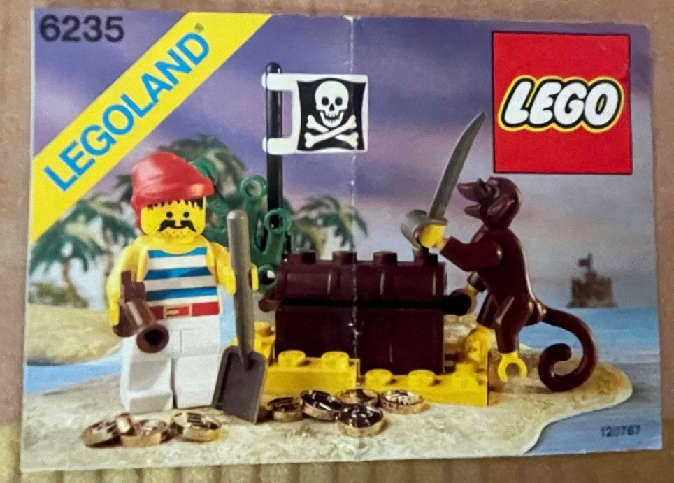 Buried Treasure - LEGO - 6235 - ANNO 1989 - NO BOX - USED