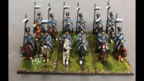Napoleonic Wars - Surprise Set is Prussian Landwehr Cavalry - 1:72 - Linear-A - 024