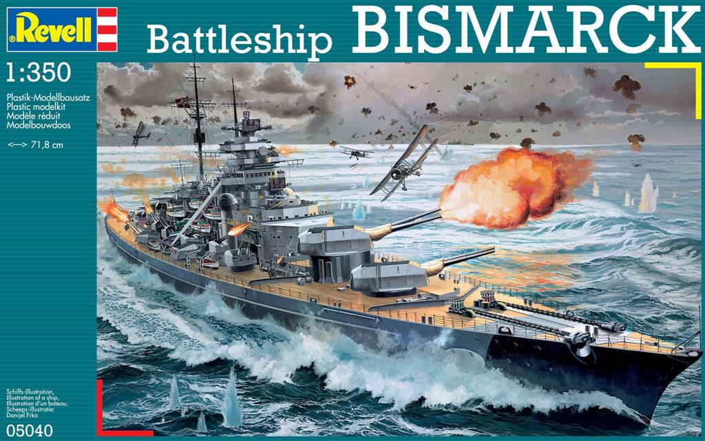Battleship Bismarck + Eduard BIG5304 - 1:350 - Revell - 05040