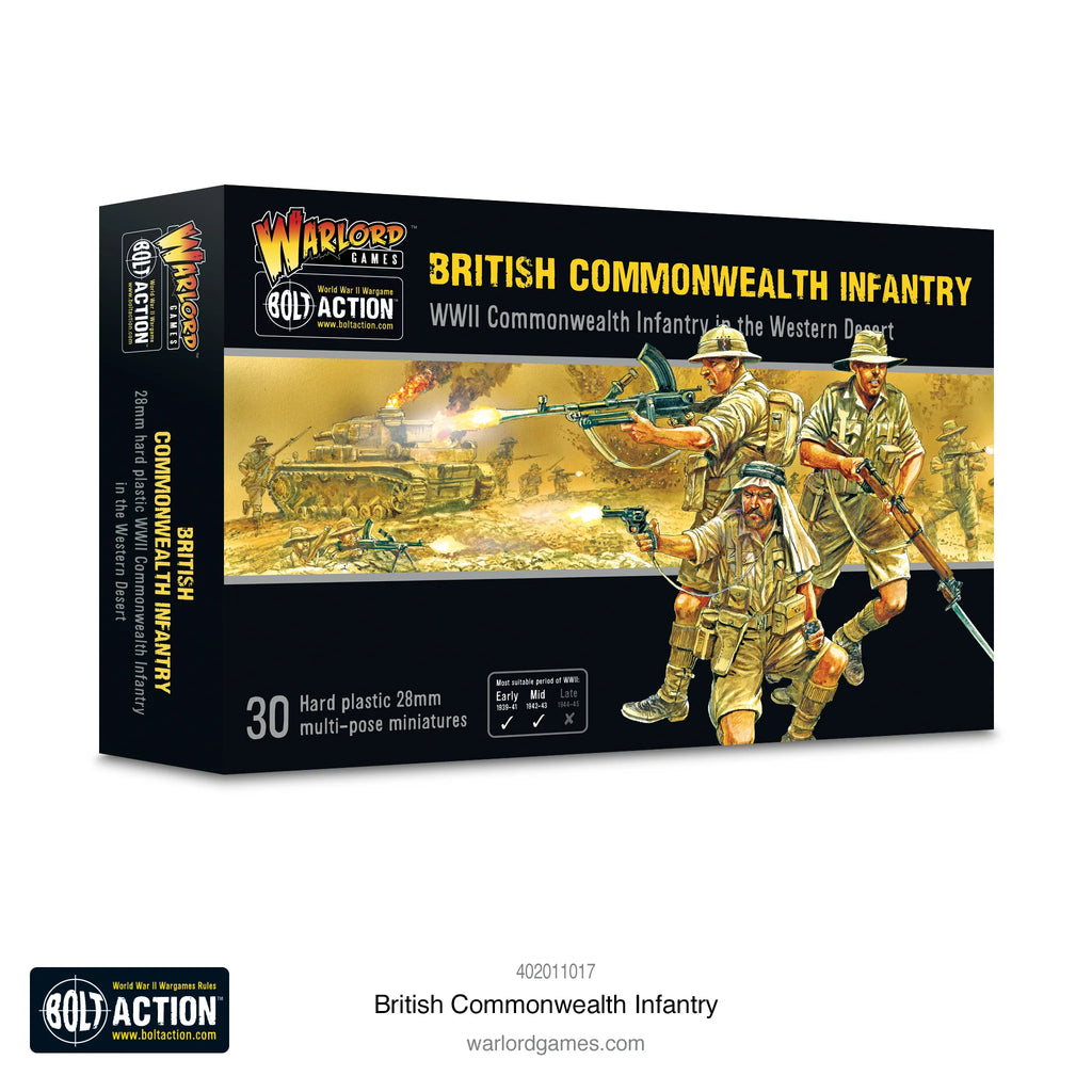British Commonwealth Infantry - 28mm - Bolt Action - 402011017