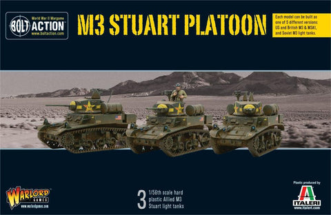 M3 Stuart Troop - 28mm - Bolt Action - 402013001