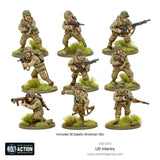 US Infantry - WWII American GIs - 28mm - Bolt Action - 402013012 - @