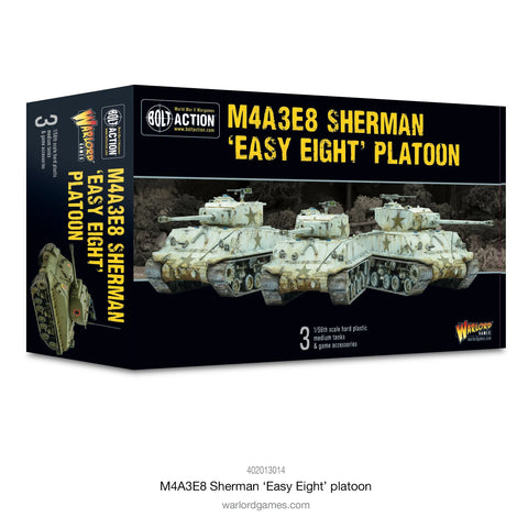 M4A3E8 Sherman Easy Eight Platoon - 28mm - Bolt Action - 402013014