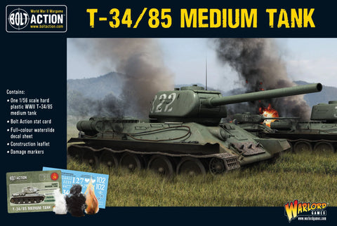 T34/85 Medium Tank - 28mm - Bolt Action - 402014004