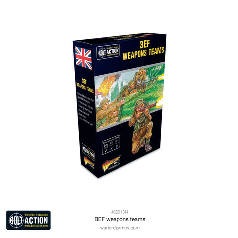 BEF Weapons Teams - 28mm - Bolt Action - 402211014
