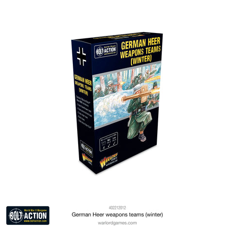 German Heer (Winter) Weapons Teams - 28mm - Bolt Action - 402212012