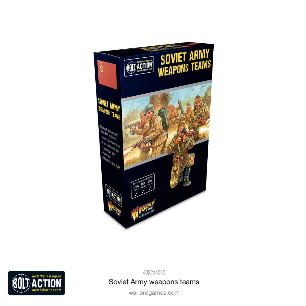 Soviet Army Weapons Teams - 28mm - Bolt Action - 402214010