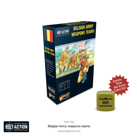 Belgian Army Weapons Teams - 28mm - Bolt Action - 402217303