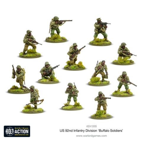 Buffalo Soldiers - 92nd Infantry Division - 28mm - Bolt Action - 402413009