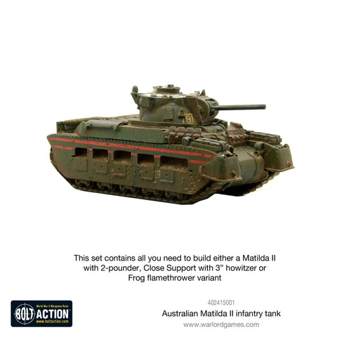 Australian Matilda II Infantry Tank - 28mm - Bolt Action - 402415001