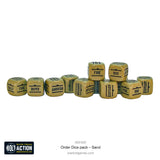 Orders Dice Pack - Sand - Bolt Action - 402610007