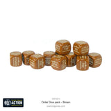 Orders Dice Pack - Brown - Bolt Action - 402616013