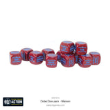 Orders Dice Pack - Maroon - Bolt Action - 402616015