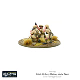 British 8th army medium mortar team - 28mm - Bolt Action - 403011008