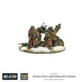 US Army 75mm light artillery M1A1 winter - 28mm - Bolt Action - 403013002