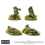 US Airborne Bazooka & light mortar teams - 28mm - Bolt Action - 403013106