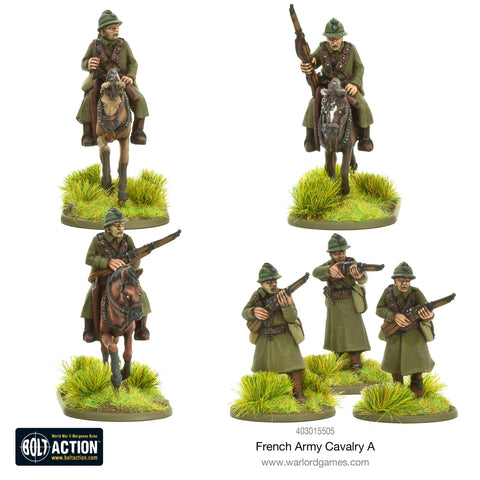 French Army Cavalry A - 28mm - Bolt Action - 403015505
