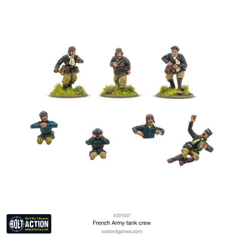 French Army Tank Crew - 28mm - Bolt Action - 403015507