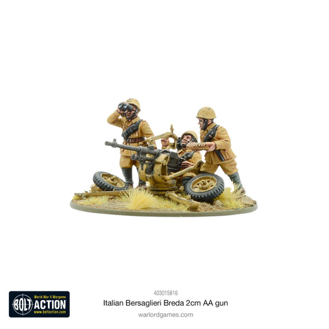 Italian Bersaglieri Breda 2cm AA Gun - 28mm - Bot action - 403015816