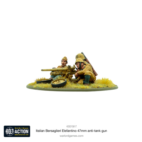 Italian Bersaglieri Elefantino 47mm Anti-Tank Gun - 28mm - Bolt Action - 403015817