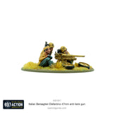 Italian Bersaglieri Elefantino 47mm Anti-Tank Gun - 28mm - Bolt Action - 403015817