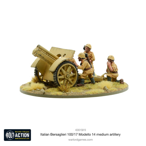 Italian Bersaglieri 100/17 Mod 14 Medium Artillery 28mm Bolt Action - 403015819