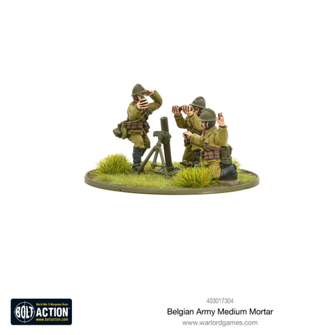 Belgian army medium mortar - 28mm - Bolt Action - 403017304