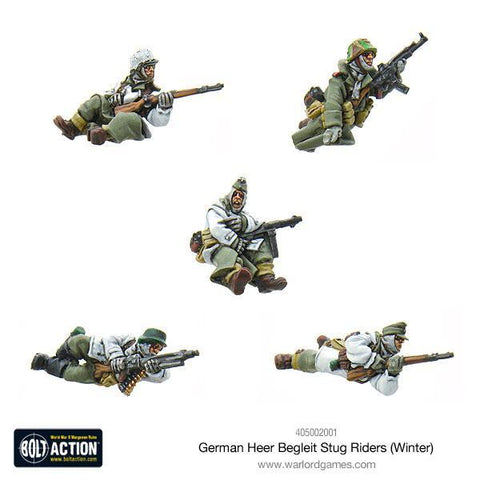 German Heer Begleit Stug Riders (Winter) - 28mm - Bolt Action - 405002001