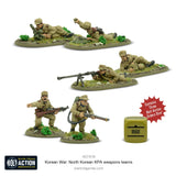 North Korean KPA Weapons Teams - Korean War - 28mm - Bolt Action - 402218108