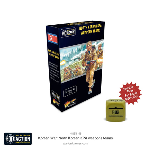 North Korean KPA Weapons Teams - Korean War - 28mm - Bolt Action - 402218108