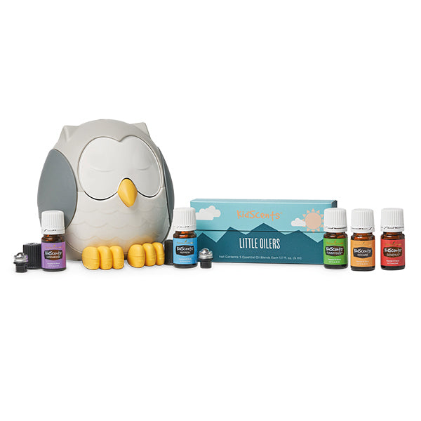 Oli Essenziali YOUNG LIVING - Starter Kit Deluxe con Feather the Owl