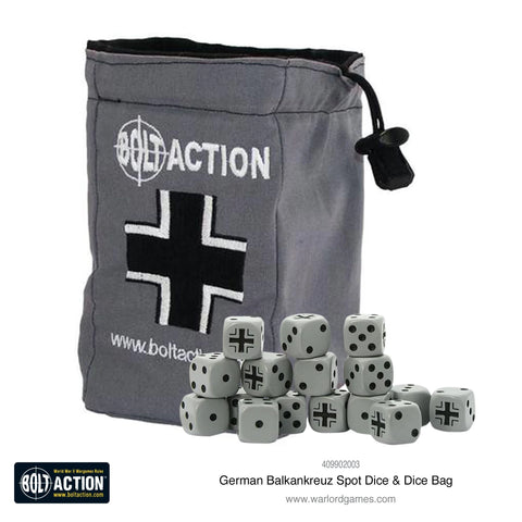 German Army Dice Bag Grey - Bolt Action - 409902003 - @