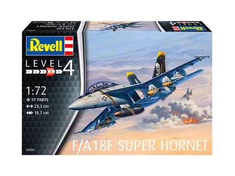 F/A 18F Super Hornet - 1:72 - Revell - 03834