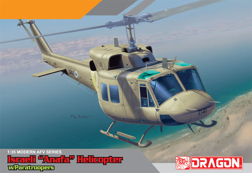 Modern AFV Series Israeli "Anafa" Helicopter w/Paratroopers - 1:35 - Dragon - 3543