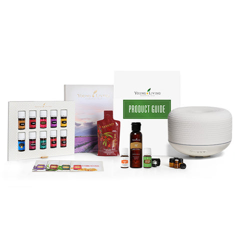 Oli Essenziali YOUNG LIVING - Starter Kit Deluxe con Macaron