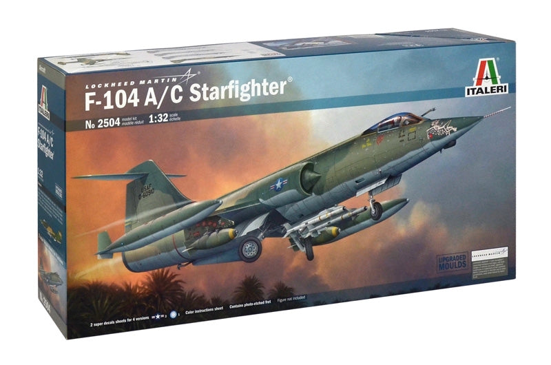 F-104 A/C Starfighter - 1:32 - Italeri - 2504