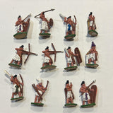 Indian Infantry IV BC x12 miniatures - 1:72 - Hat - 8154 - PAINTED