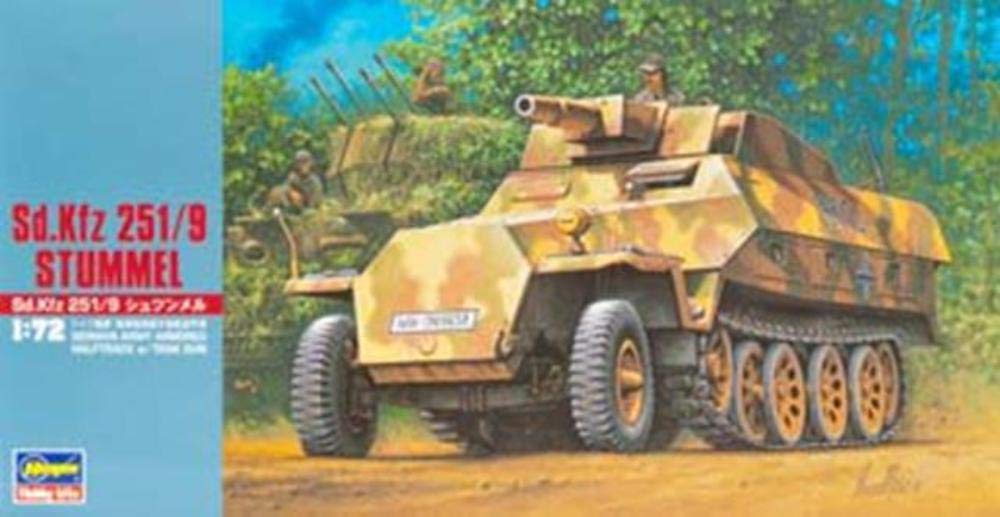 Sd.Kfz. 251/9 Stummel Armored Halftrack w/Tank Gun - 1:72 - Hasegawa - 31146