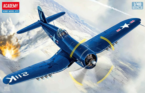 Vought F4U-4 Corsair - Battle of Jangjin Reservoir - 1:48 - Academy - 12353