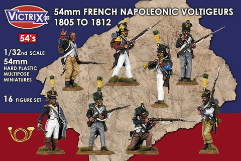 54mm French Napoleonic Voltigeurs Victrix - VX5403 - 1805 - 1812 - 1:32 @