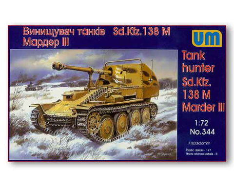 Tank hunter Sd.Kfz. 138 M Marder III - 1:72 - UM - 344