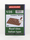 Mission "Coppi" Italian Roof Tiles (covers 74x46mm) (140pcs) - Plus Model - 567