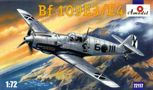Bf 109E3/E4 - 1:72 - Amodel - 72117