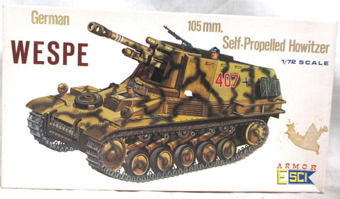 German Self-Propelled Howitzer Wespe - 1:72 - ESCI - 8004