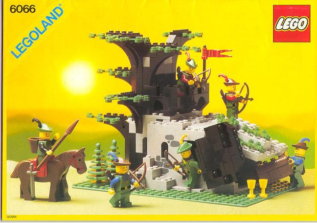 Camouflaged Outpost - LEGO 6066 - ANNO 1987 - NO BOX - USED
