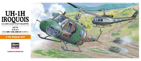 Bell UH-1H Iroquois [U.S. Army Utility Helicopter] - 1 .72 - Hasegawa - 00141