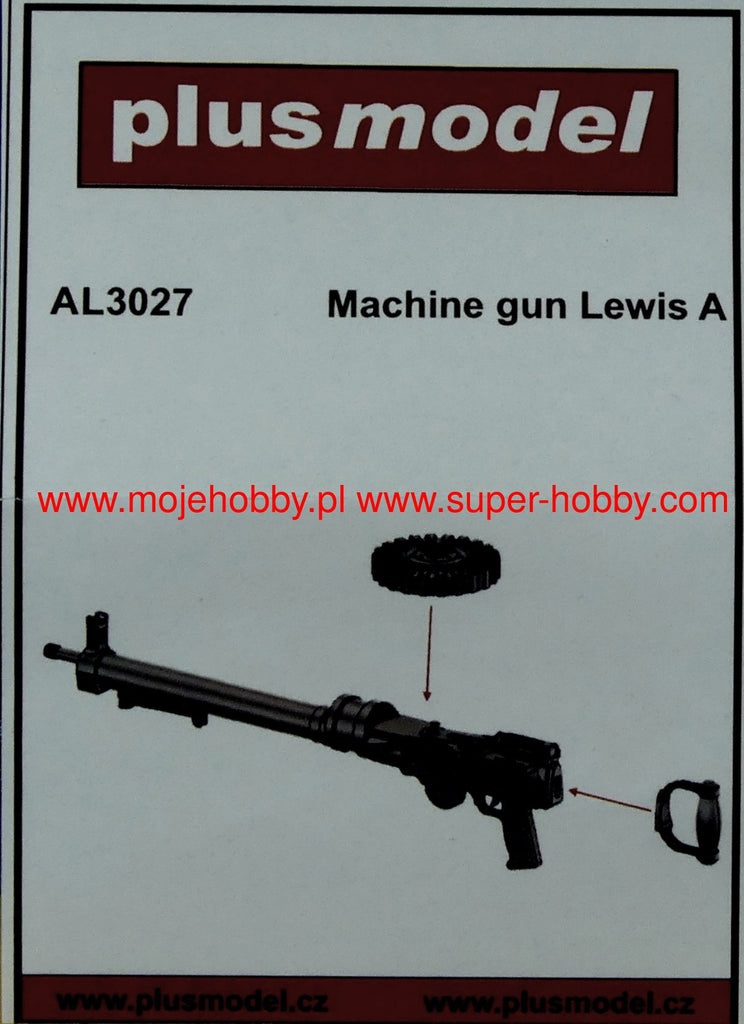 Machine Gun Lewis A - 1:32 - Plus Model - AL3027