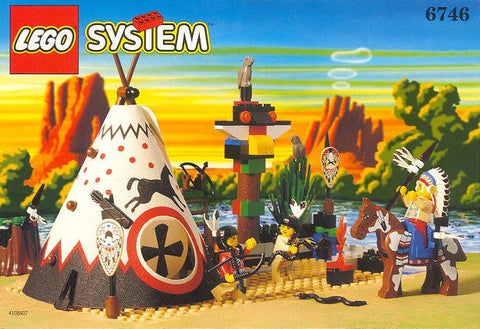 Western: Indiani Tenda Del Capo - Anno 1997 - LEGO - 6746 - NO BOX