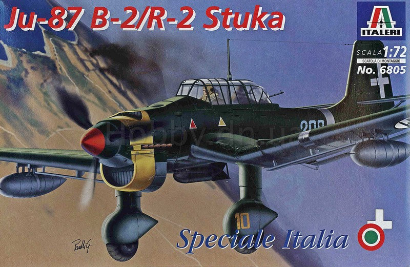 Ju-87 B-2/R-2 Stuka Speciale Italia - 1:72 - Italeri - 6805